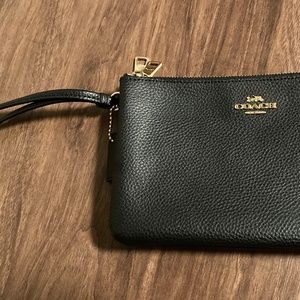 Black Coach Wristlet